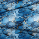 Waterproof fabric, lining fabric - 50x80 cm - blue marble
