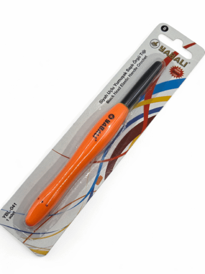 YABALI Black Ergonomic Handle Crochet Hook 8 mm