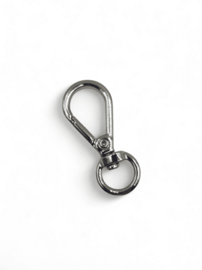 10mm Wide Teardrop Carabiner - Silver