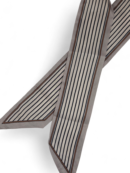 Handbag scarf - cool beige striped