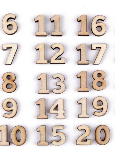 Advent calendar numbers / 1-24