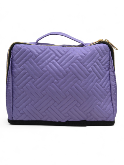 Quilted Crochet Hook Case, Organizer - Purple