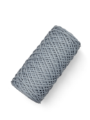 Sznurek poliestrowy okrągły 1 mm - stalowy szary