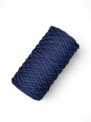 Round polyester cord 1 mm - dark denim