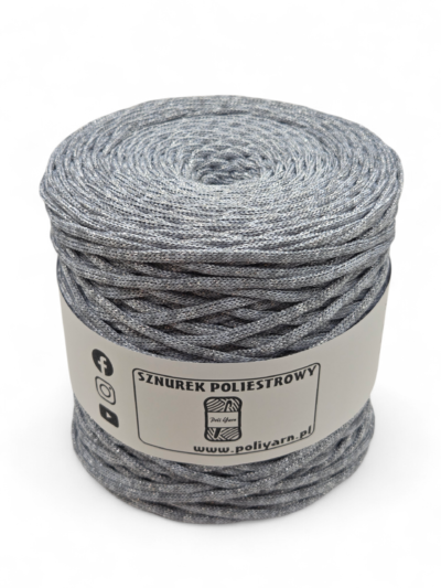 Flat polyester cord 5 mm / 200m - INSPIRED BY Kasia Dulewska Handmade - WINTER melange