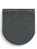 Bag flap 18x20 cm - Crazy Horse - dark green