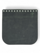 Bag flap 18x18 cm - Crazy Horse - dark green