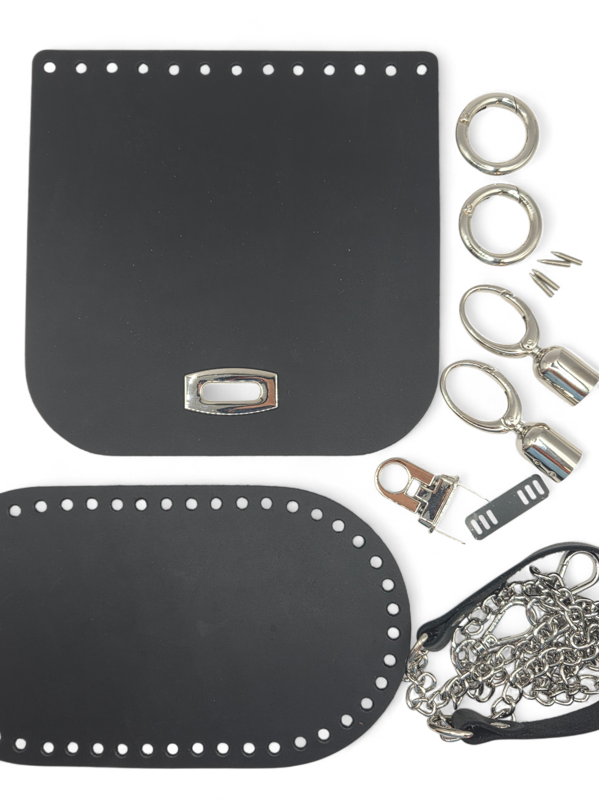 SOFIA Leather Case Set - Crazy Horse - Black - Choice of Hardware Color