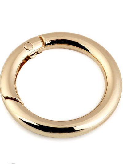 Kółko karabińczyk średnie 25 mm - złote