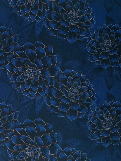 Waterproof fabric, lining material - 50x80 cm - peonies dusty pink (Kopia)