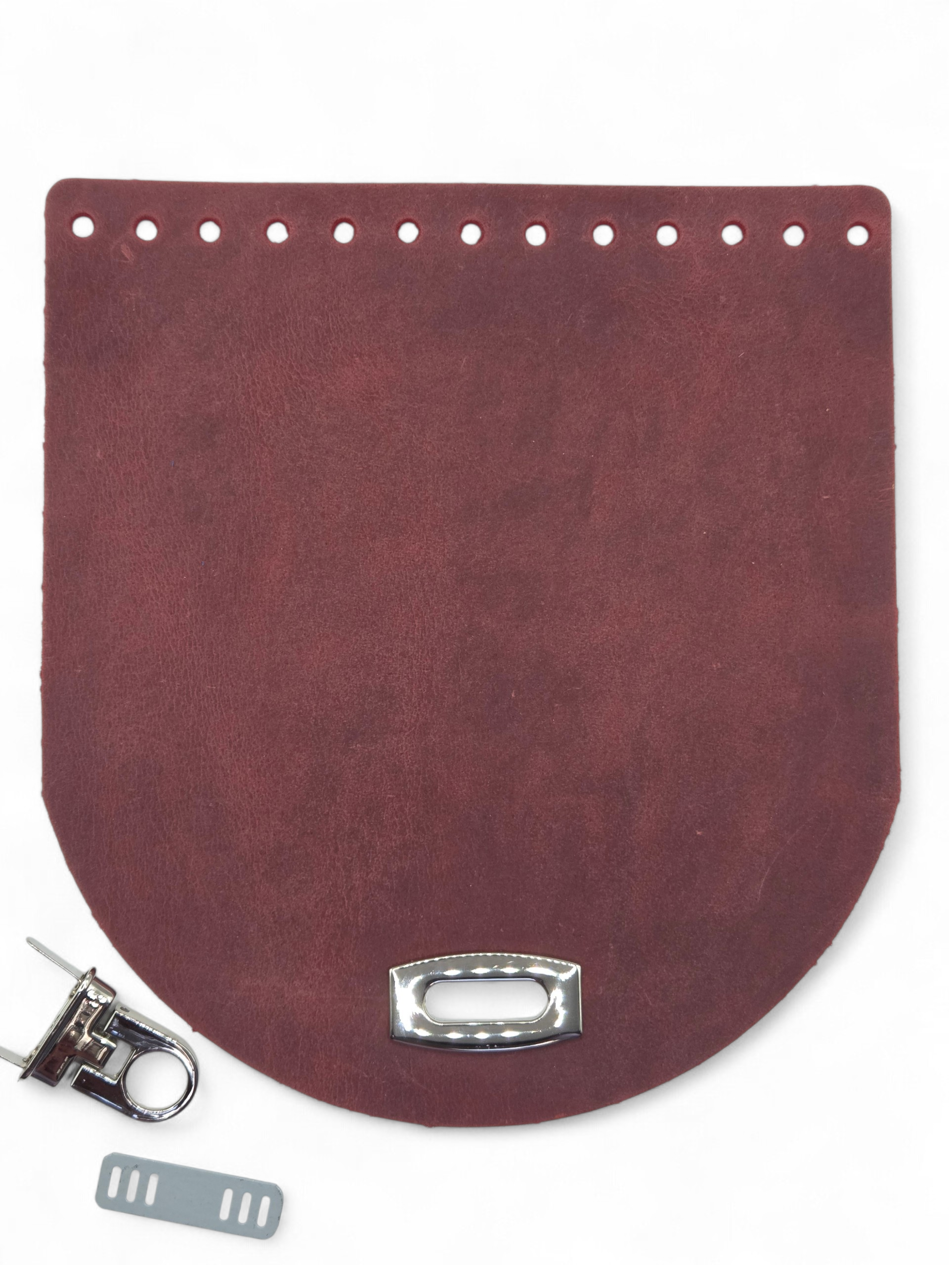 Klapa do torebki 18x20 cm Crazy Horse - z zapięciem typu kołatka