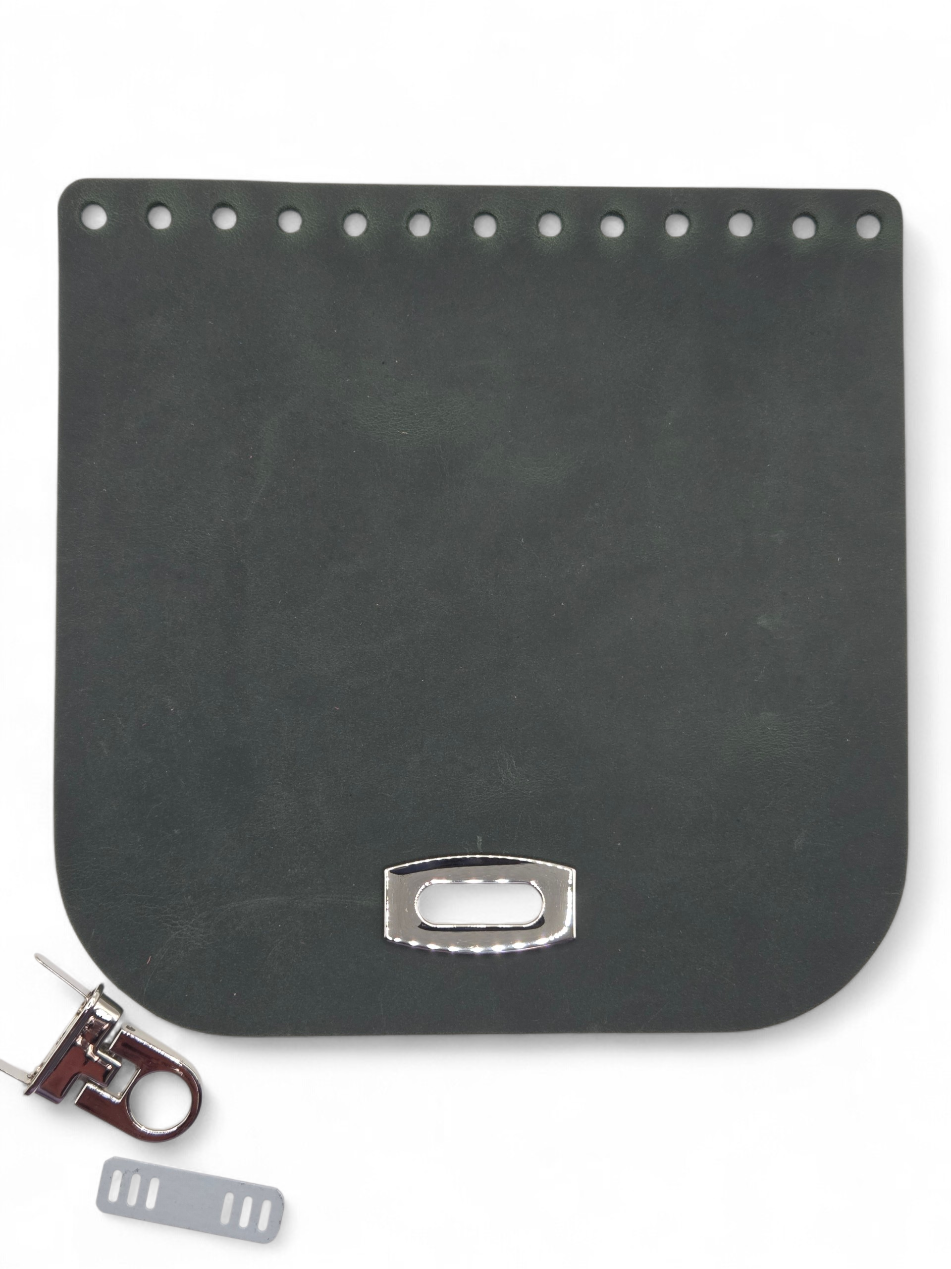 Klapa do torebki 18x18 cm Crazy Horse - z zapięciem typu kołatka