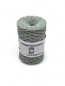 Flat polyester cord 3 mm GLITTER - CAIRO NIGHT - wine (Kopia)