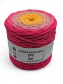 Flat polyester cord 5 mm ombre - 250 m - milk chocolate/matcha/khaki (Kopia) (Kopia) (Kopia) (Kopia)