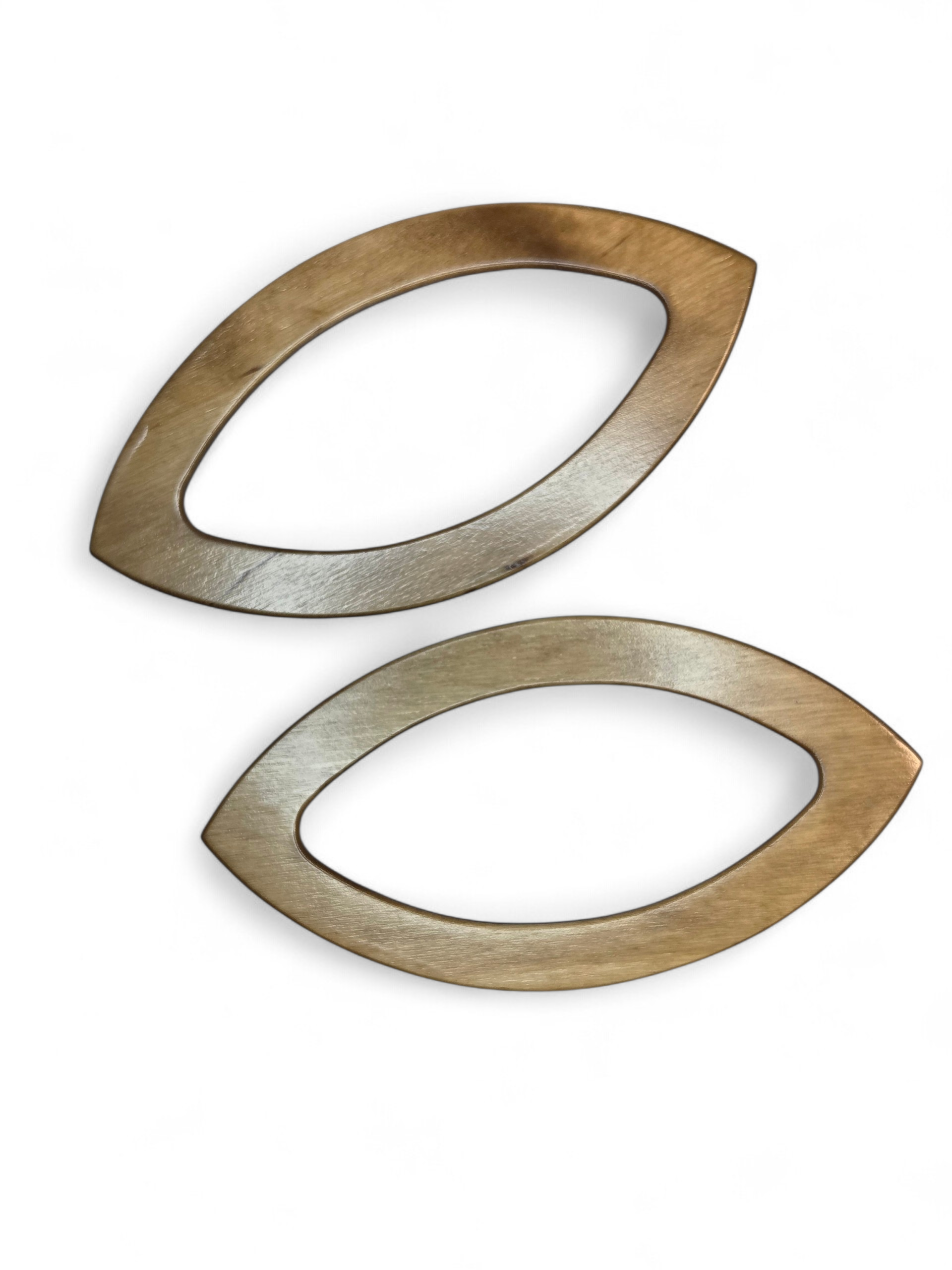 Dark Brown Wooden Bag Handles, 14 cm Rings - 2 pcs (Kopia) (Kopia)