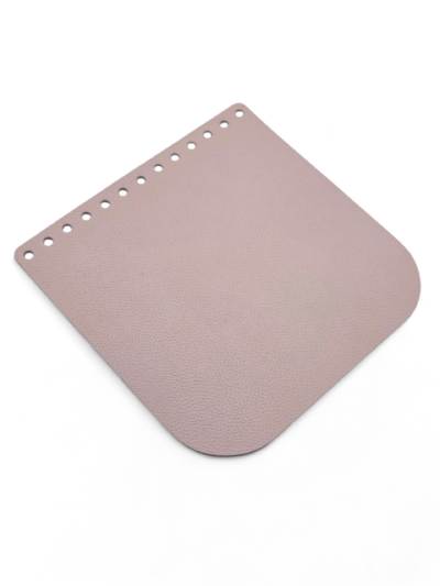 Klapa do torebki 18x18 cm - pudrowy róż