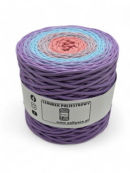 Flat polyester cord 5 mm ombre - 250 m - wine/plum/bottle green (Kopia) (Kopia) (Kopia) (Kopia)
