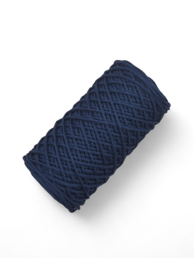 1mm Round Polyester Cord - Navy Blue