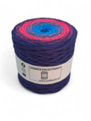 Flat polyester cord 5 mm ombre - 250 m - wine/plum/bottle green (Kopia) (Kopia) (Kopia) (Kopia) (Kopia) (Kopia)