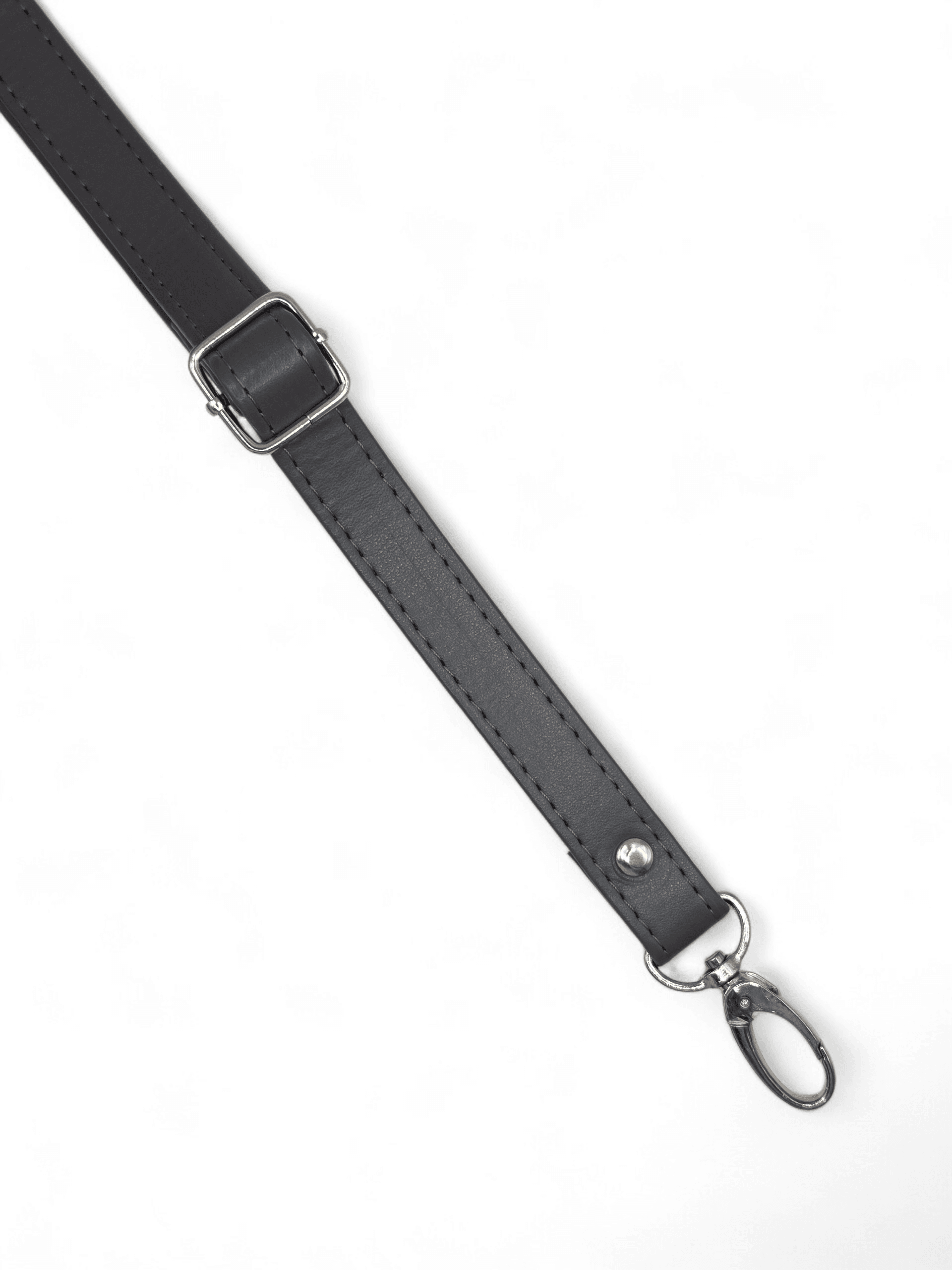 Adjustable eco-leather strap, 2 cm - black + gold (Kopia) (Kopia) (Kopia) (Kopia) (Kopia)