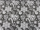 Fabric, lining material 50 x 80 cm - pink-gray flowers (Kopia) (Kopia)