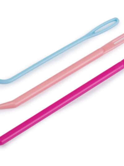 Komplet igieł plastikowych z zakrzywioną końcówką - 3 szt