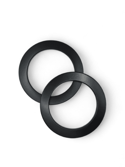 Dark Brown Wooden Bag Handles, 14 cm Rings - 2 pcs (Kopia)