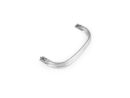 Bigle aluminiowe do torebki 19 cm - srebrne