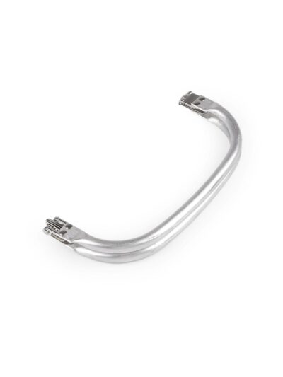 Aluminum bag handles 19 cm - silver