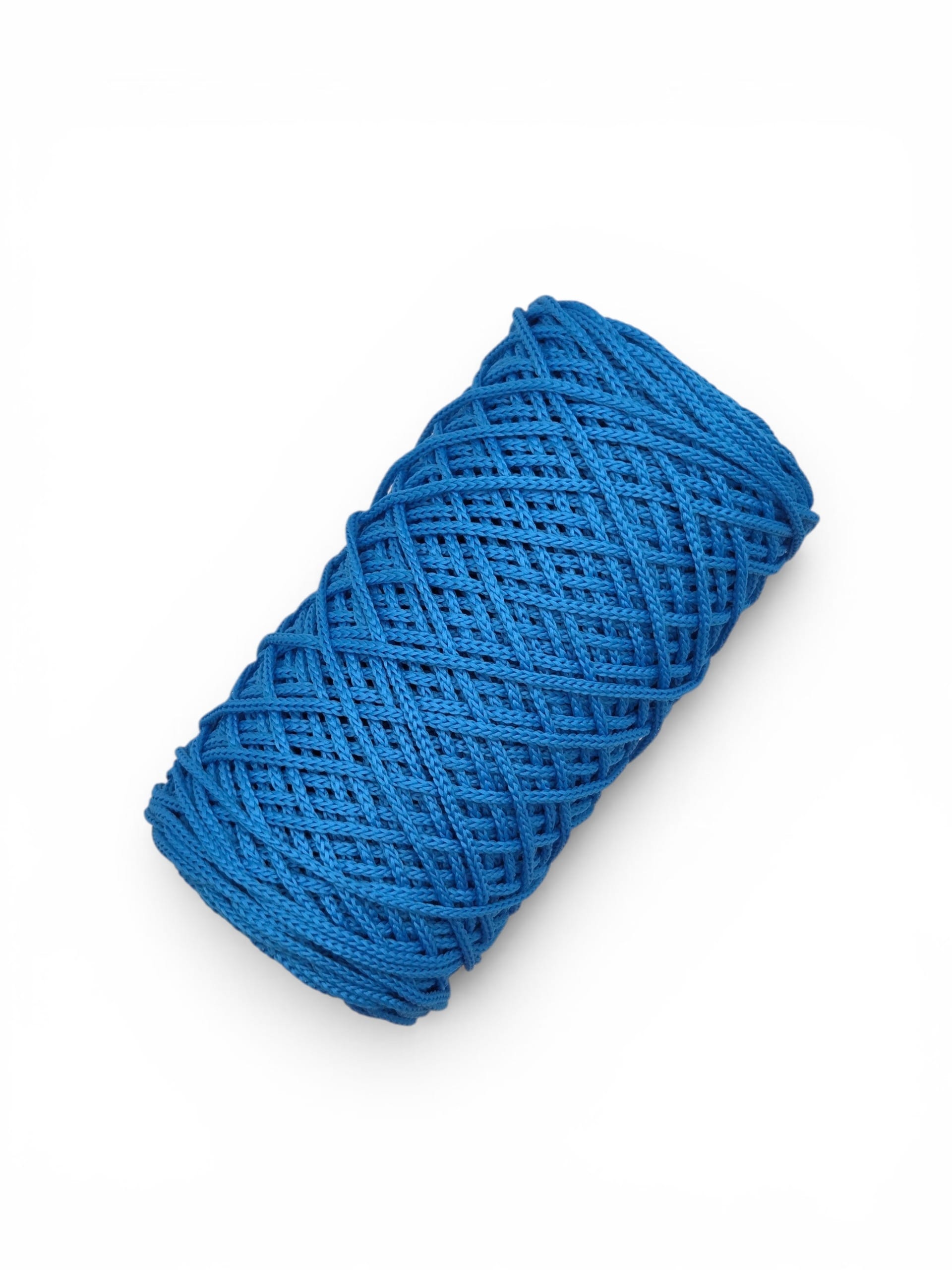 1 mm Round Polyester Cord - Azure