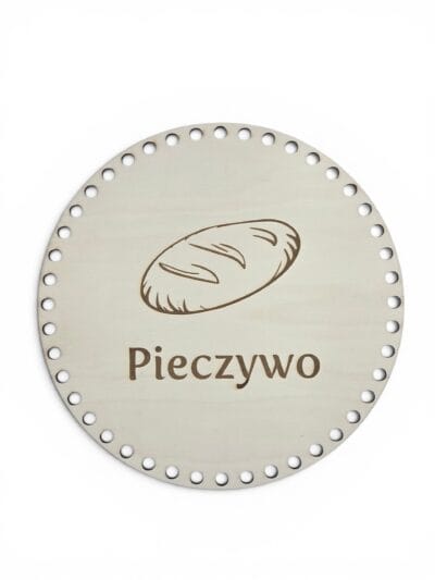 Baza, dno, wieko PIECZYWO (chleb) do sznurka poliestrowego - Ø25 cm