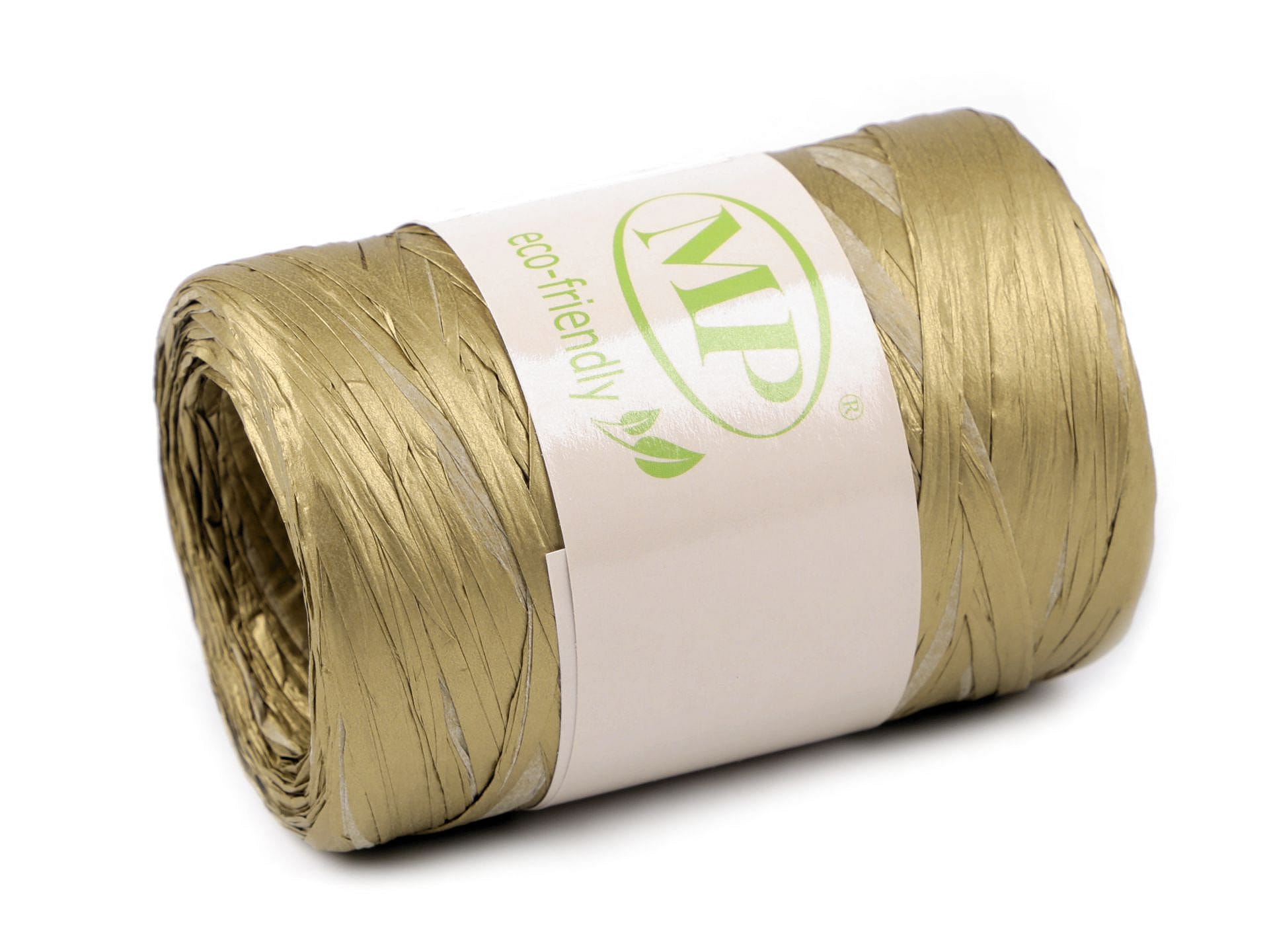 Rafia 5-8 mm - długość 100 m - 04 złoty