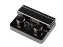 Handbag clasp with screw buttons - silver (Kopia)