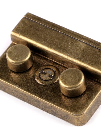 Handbag clasp with screw buttons - silver (Kopia) (Kopia)