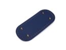 Oval eco-leather bag base 10x22 cm - blue (Kopia)