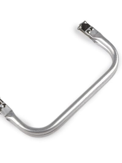 Aluminum handle for bag 20x9 cm - silver