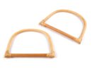 Bamboo bag handles 12x18 cm - 2 pcs - light bamboo