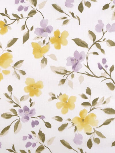 Fabric, lining material 50 x 80 cm - pastel flowers