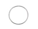 Silver decorative metal bag rings. 13.5 cm. Set of 2.