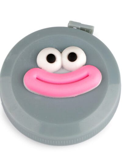 Retractable Tailor's Tape Measure, 150 cm - Grey-Pink